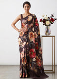 Siri Sarees Premium Digital Print Satin Crepe Silk Saree
