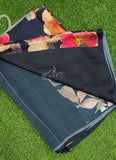 Siri Sarees Premium Digital Print Satin Crepe Silk Saree