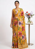 Siri Sarees Premium Digital Print Satin Crepe Silk Saree