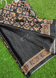 Siri Sarees Premium Digital Print Satin Crepe Silk Saree