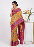 Siri Sarees Premium Digital Print Satin Crepe Silk Saree