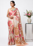Siri Sarees Premium Designer Digital Print Satin Silk Saree