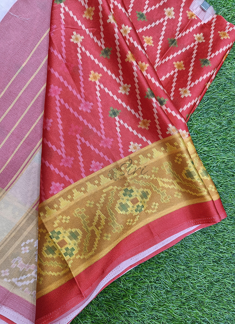 Siri Sarees Premium Designer Digital Print Satin Silk Saree