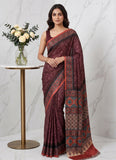 Siri Sarees Premium Digital Print Satin Crepe Silk Saree