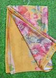 Siri Sarees Premium Digital Print Satin Crepe Silk Saree