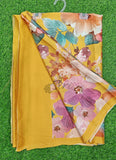 Siri Sarees Premium Digital Print Satin Crepe Silk Saree