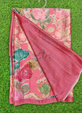 Siri Sarees Premium Digital Print Satin Crepe Silk Saree