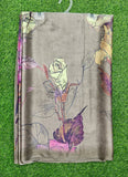 Siri Sarees Premium Digital Print Satin Crepe Silk Saree