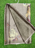 Siri Sarees Premium Digital Print Satin Crepe Silk Saree