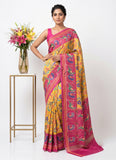 Siri Sarees Premium Digital Print Satin Crepe Silk Saree