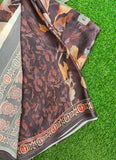 Latest Beautiful Digital Print Satin Silk Saree