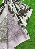 Latest Beautiful Digital Print Satin Silk Saree