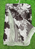 Latest Beautiful Digital Print Satin Silk Saree