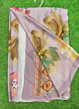 Latest Beautiful Digital Print Satin Silk Saree