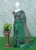 Beautiful Warm Silk Saree in Kalamkari Print