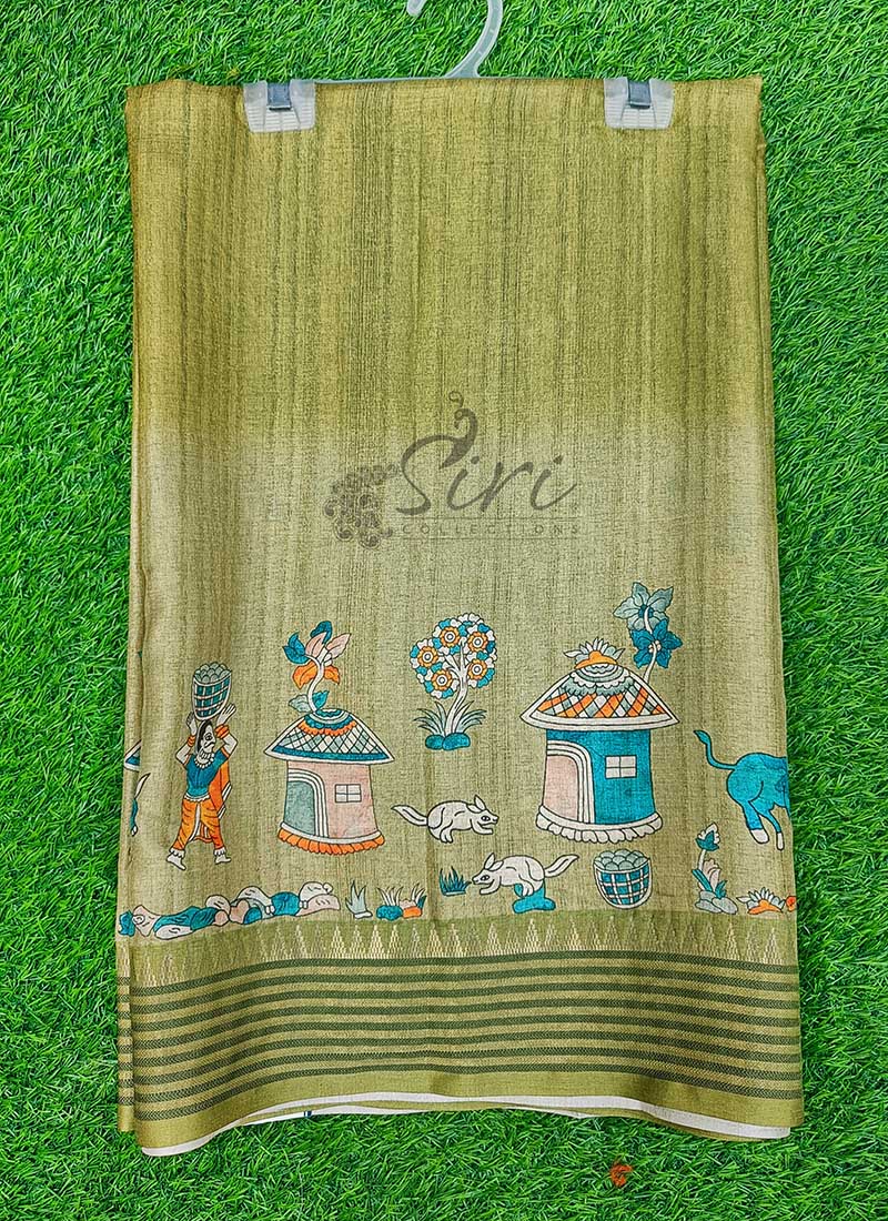 Beautiful Semi Tussar Saree