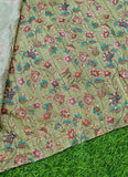 Beautiful Tussar Silk in Kalamkari and Kantha