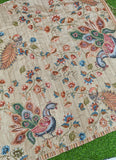 Beautiful Tussar Silk in Kalamkari and Kantha