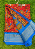 Beautiful Kalamkari Print Fancy Saree