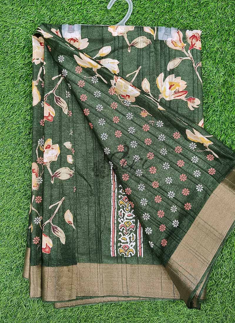 Beautiful Semi Tussar Saree