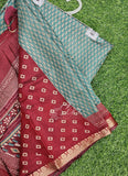 Beautiful Fancy Semi Silk Saree