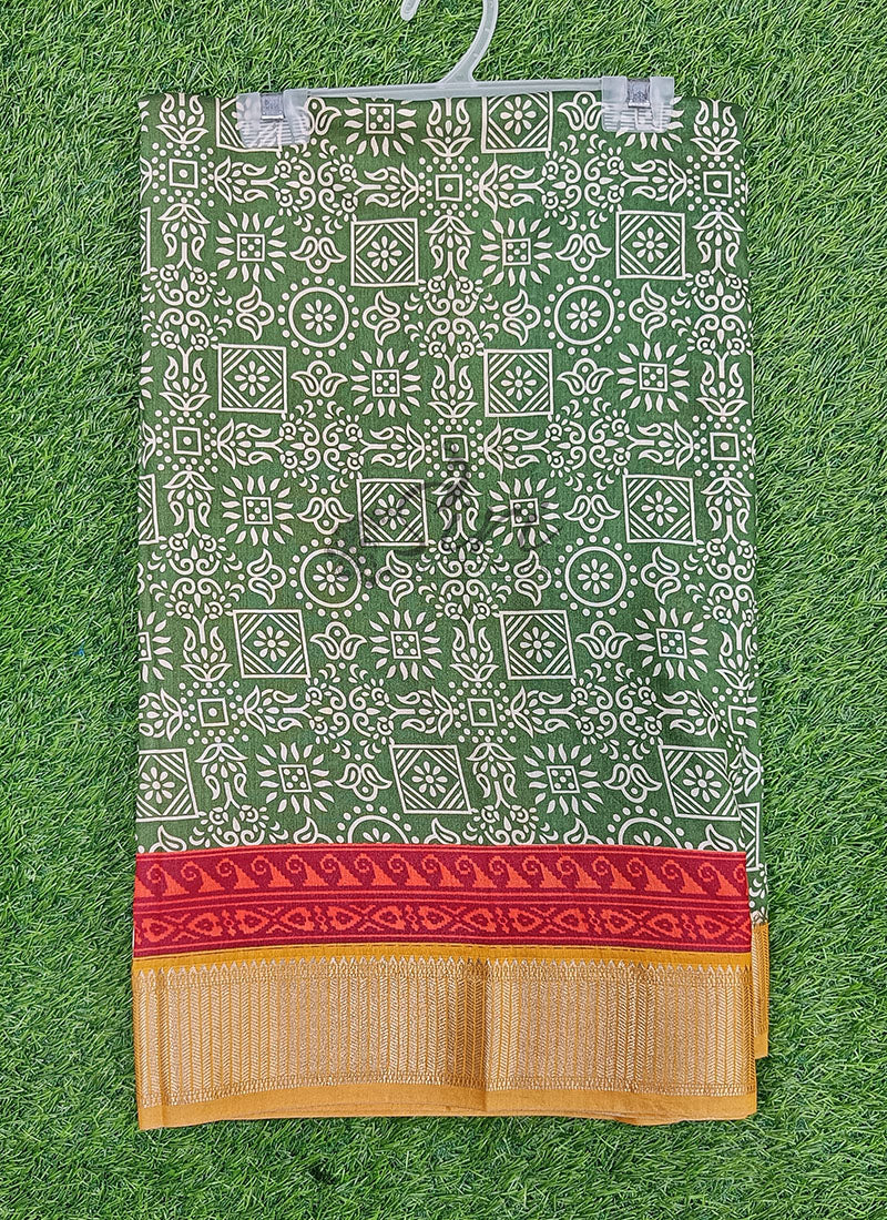 Beautiful Fancy Semi Silk Saree