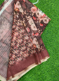 Beautiful Digital Print Chanderi Saree