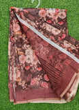 Beautiful Digital Print Chanderi Saree