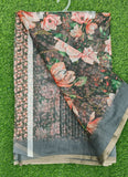 Beautiful Digital Print Chanderi Saree