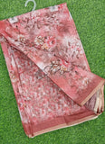 Beautiful Digital Print Chanderi Saree