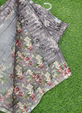 Beautiful Digital Print Fancy Semi Silk Saree