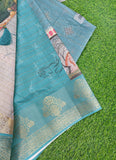 Beautiful Digital Print Fancy Silk Saree in Kanchi Borders