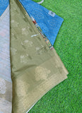 Beautiful Digital Print Fancy Silk Saree in Kanchi Borders