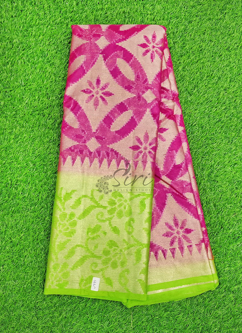 Beautiful Fancy Soft Organza Silk Saree