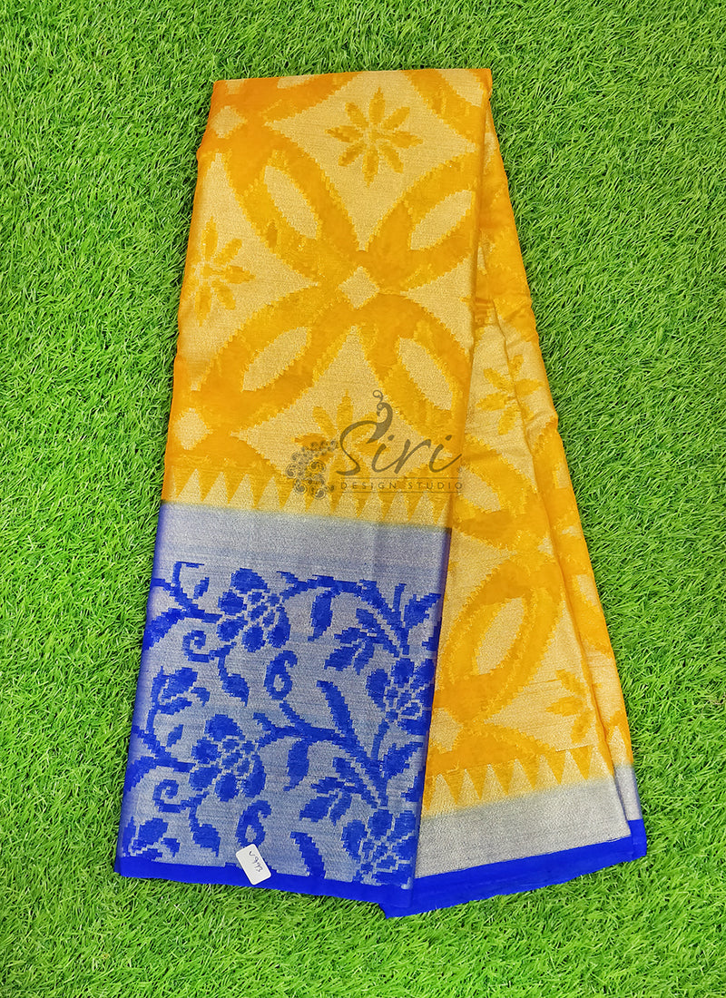 Beautiful Fancy Soft Organza Silk Saree