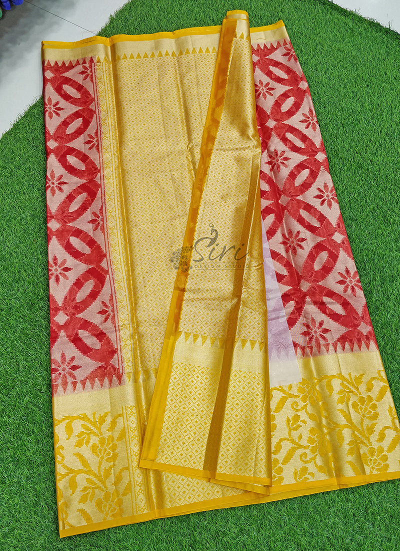Beautiful Fancy Soft Organza Silk Saree