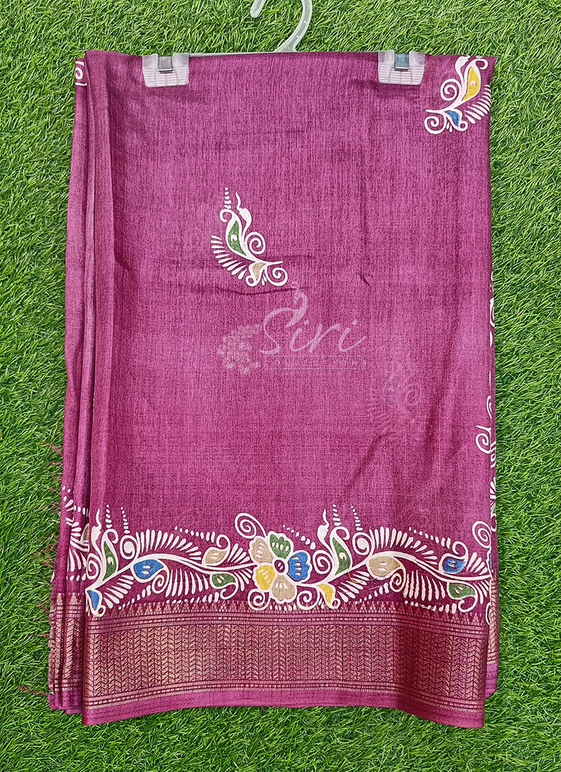 Latest Printed Fancy Soft Silk Saree