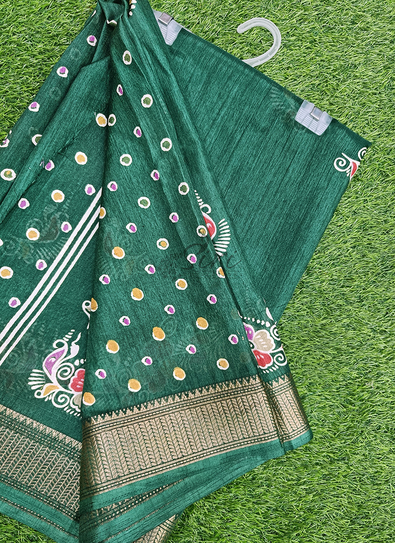 Latest Printed Fancy Soft Silk Saree