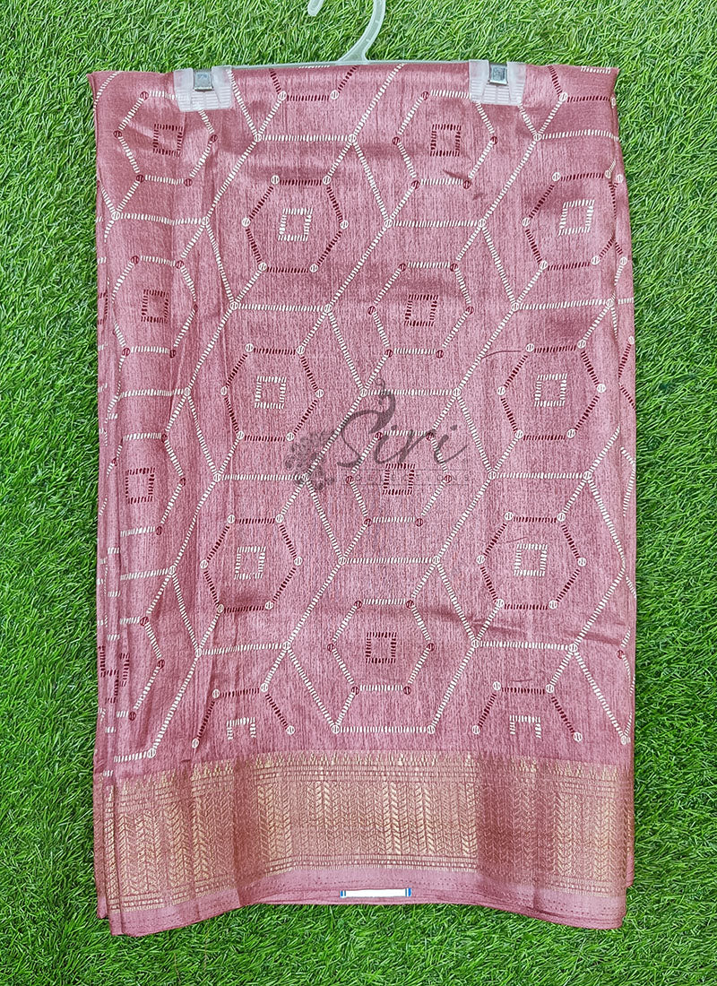 Elegant Printed Fancy Semi Silk Saree