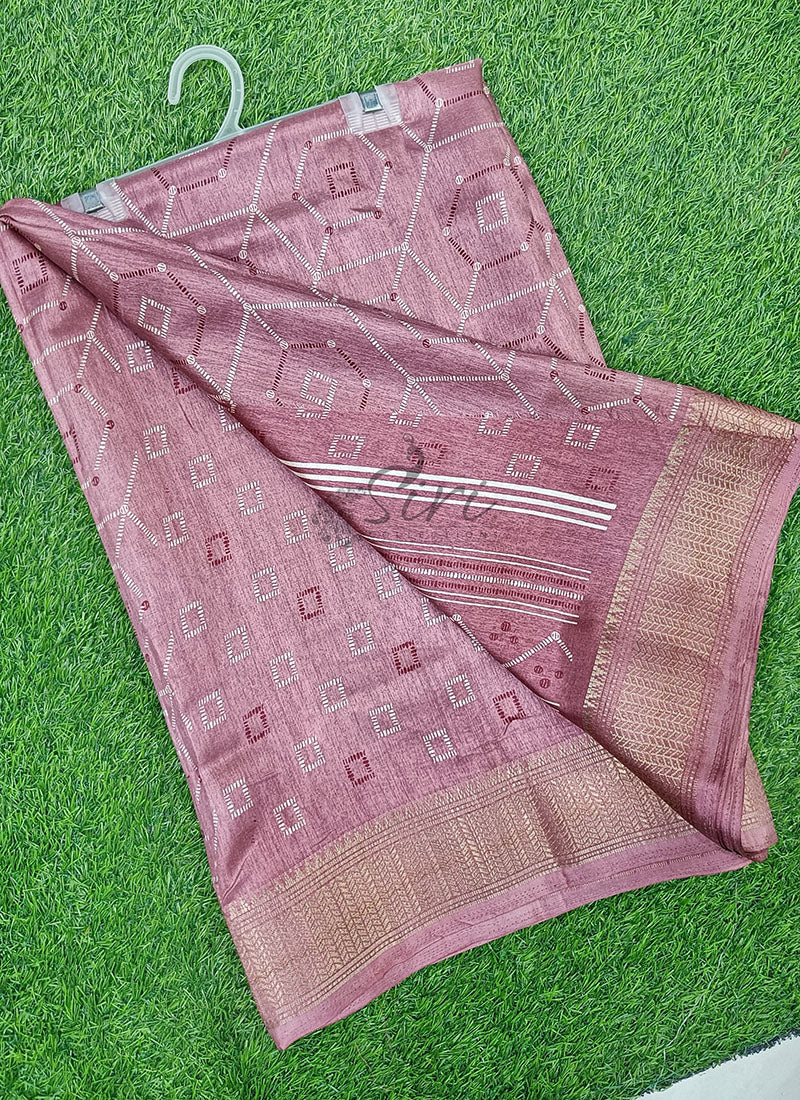 Elegant Printed Fancy Semi Silk Saree