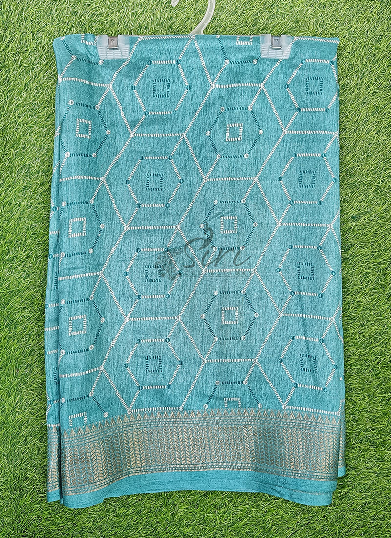 Elegant Printed Fancy Semi Silk Saree