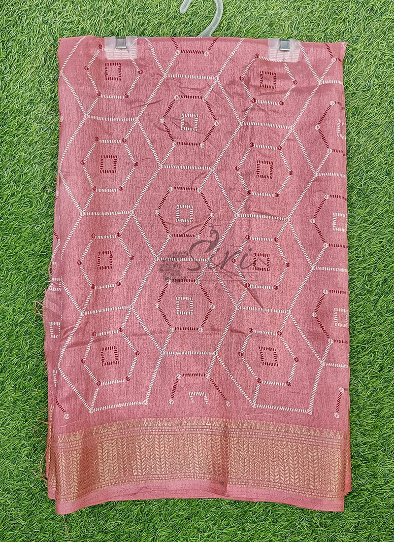 Elegant Printed Fancy Semi Silk Saree