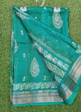 Beautiful Printed Jute Silk Saree