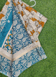 Printed Kalamkari Silk Saree