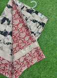 Printed Kalamkari Silk Saree