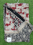 Printed Kalamkari Silk Saree