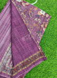 Beautiful Digital Print Premium Tussar Saree