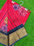 Beautiful Printed Fancy Silk Saree