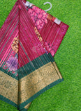 Beautiful Printed Fancy Silk Saree