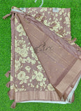 Beautiful Digital Print Soft Silk Saree